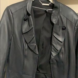 White House Black Market Leather Jacket